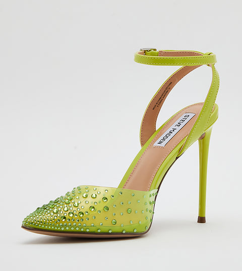 Steve Madden Women's Neon Green Revert Stone High Heel  |Steve Madden in Lebanon