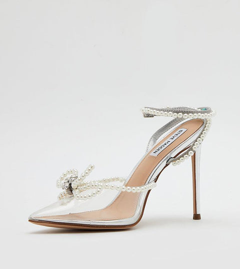 Steve Madden Women's Silver Viable-P Heels |Steve Madden In Lebanon