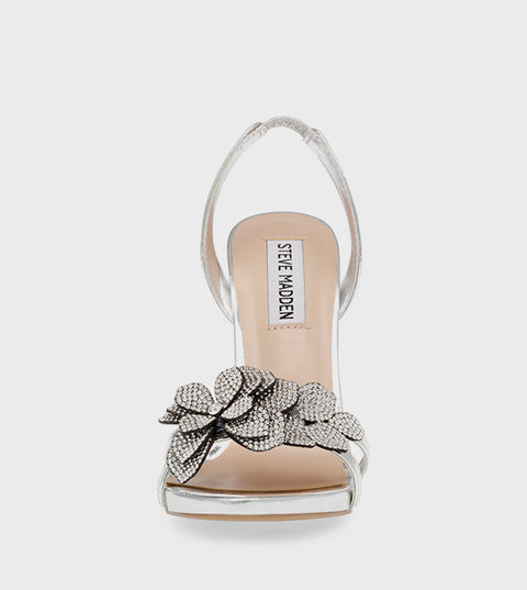 Steve Madden Women's Silver Ez Does It Heels |Steve Madden In Lebanon