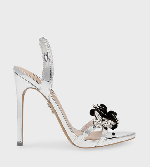 Steve Madden Women's Silver Ez Does It Heels |Steve Madden In Lebanon