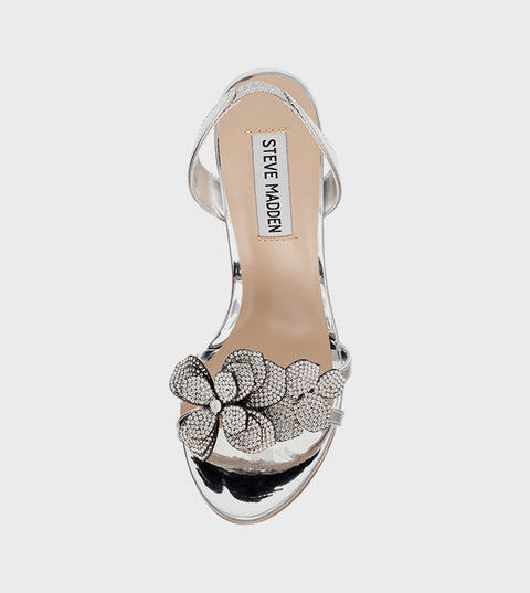 Steve Madden Women's Silver Ez Does It Heels |Steve Madden In Lebanon