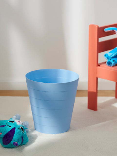 Sinsay Home Light Blue Ribbed Trash Can | Sinsay in Lebanon