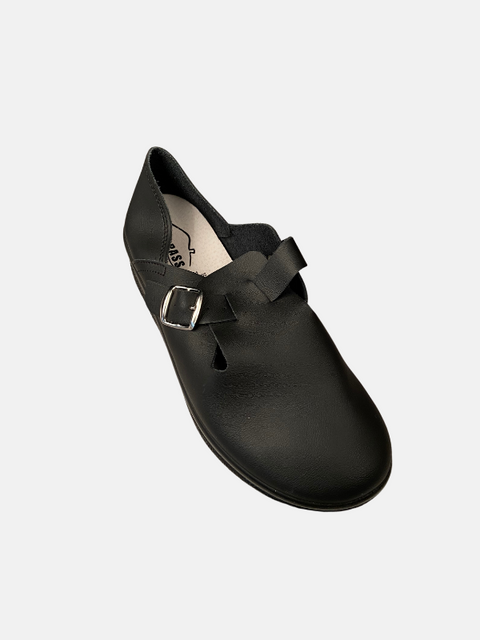 Free Pass Women's Black Sandal SI368(shoes 57