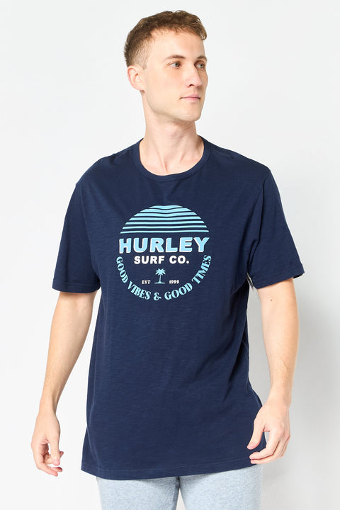 Hurley Men's Navy Sportswear Fit Short Sleeve T-Shirt | Hurley In Lebanon