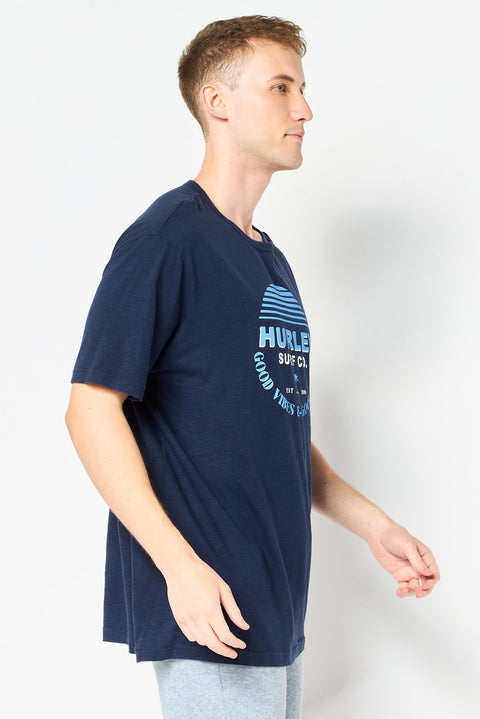 Hurley Men's Navy Sportswear Fit Short Sleeve T-Shirt | Hurley In Lebanon