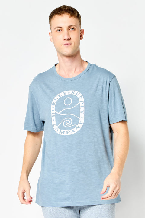 Hurley Men's Blue Sportswear Fit Short Sleeve T-Shirt | Hurley In Lebanon