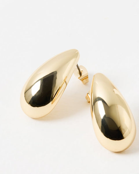 Ettika Women's Gold Tone Teardrop Stud Earrings | Ettika In Lebanon