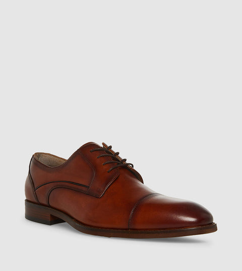 Steve Madden Men's Brown Leather Ethan Casual Shoes |Steve Madden In Lebanon