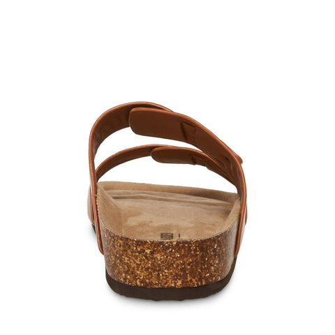 Steve Madden Men's Camel Cognac Leather Slippers | Steve Madden In Lebanon