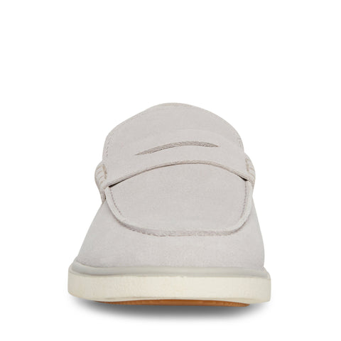 Steve Madden Men's Light Grey Suede Charley Loafers | Steve Madden In Lebanon