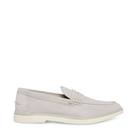 Steve Madden Men's Light Grey Suede Charley Loafers | Steve Madden In Lebanon