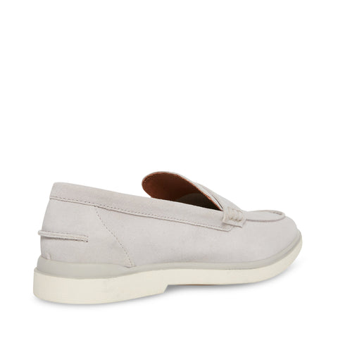 Steve Madden Men's Light Grey Suede Charley Loafers | Steve Madden In Lebanon