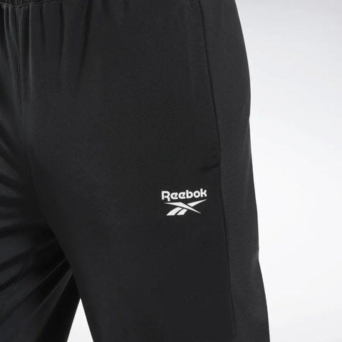 Reebok Men's Black Identity Vector Knit Track Pants|Reebok In Lebanon