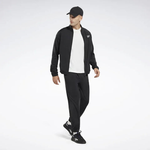 Reebok Men's Black Identity Vector Knit Track Pants|Reebok In Lebanon
