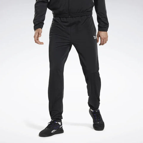 Reebok Men's Black Identity Vector Knit Track Pants|Reebok In Lebanon