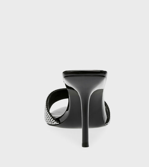 Steve Madden Women's Black Fast-Lane Heeled Sandal | Steve Madden In Lebanon