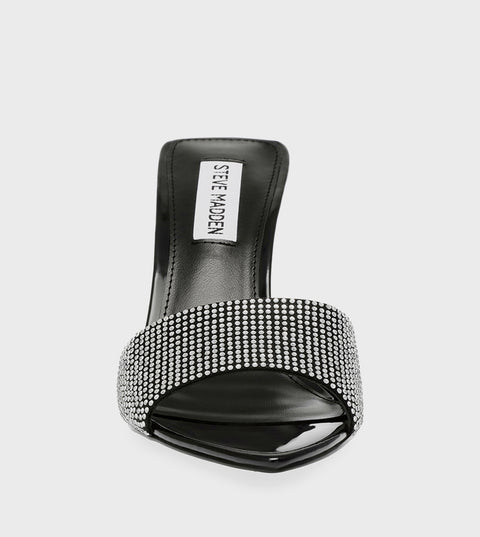 Steve Madden Women's Black Fast-Lane Heeled Sandal | Steve Madden In Lebanon