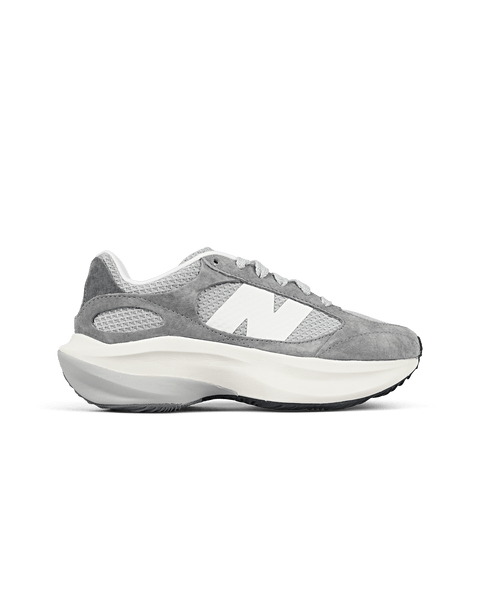 Gray sneaker with white sole on a transparent background