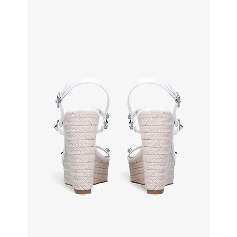 Steve Madden Women's White Synthetic Prime Time Sandals |Steve Madden In Lebanon
