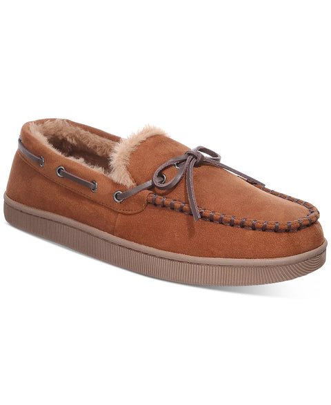 Club Room Men's Tan Moccasin Slippers | Club Room In Lebanon