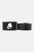 Karl Lagerfeld Men's Black Brand Logo Leather Belt