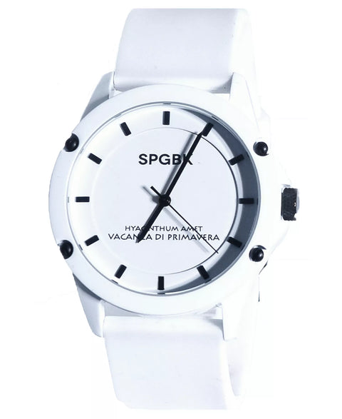 SPGBK Unisex White Country Club White Silicone Band Watch | SPGBK In Lebanon
