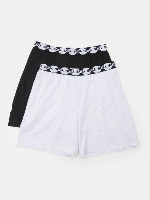 Sinsay Men's Black/Light Grey Shorts 2-Pack | Sinsay In Lebanon