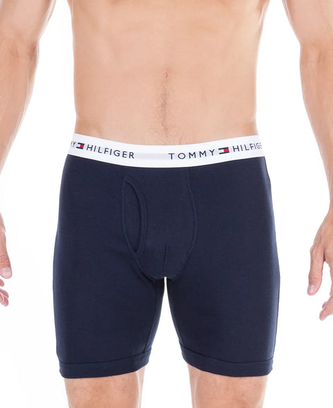 Tommy Hilfiger Men's Navy/Grey 3-Pack Classic Cotton Boxer Briefs | Tommy Hilfiger In Lebanon