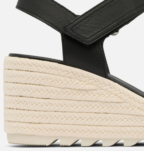 Sorel Women's Black Cameron Wedge Sandals | Sorel In Lebanon