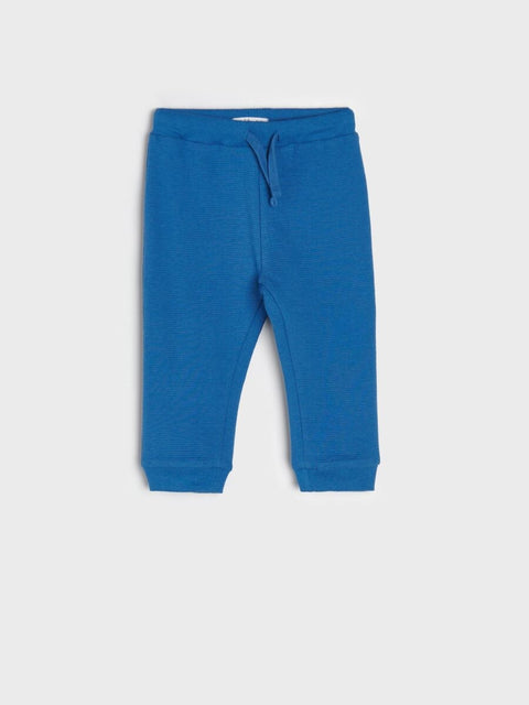 Sinsay Baby Boy's Dark Blue Rib Knit Pajama Set |Sinsay In Lebanon