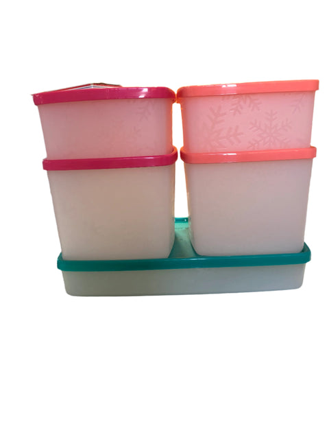 Tupperware Transparent Food Storage 4 Boxes| Tupperware in Lebanon
