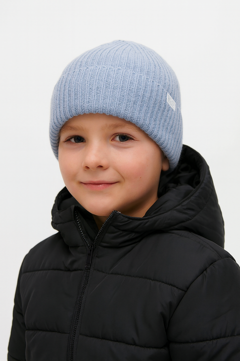 Reserved Boy's Light Blue Wool Beanie Hat | Reserved In Lebanon