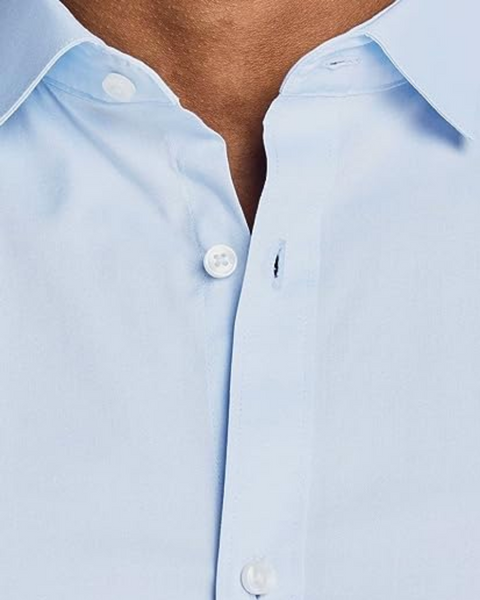 G-Star Raw Men's Light Blue Selim Regular Fit Button Up Shirt LMR123 FA123 shr
