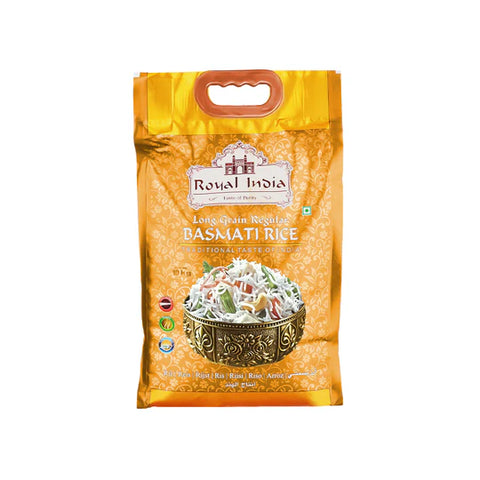 Royal India Long Grain Regular Basmati Rice Orange 3.63kg | Royal India In Lebanon