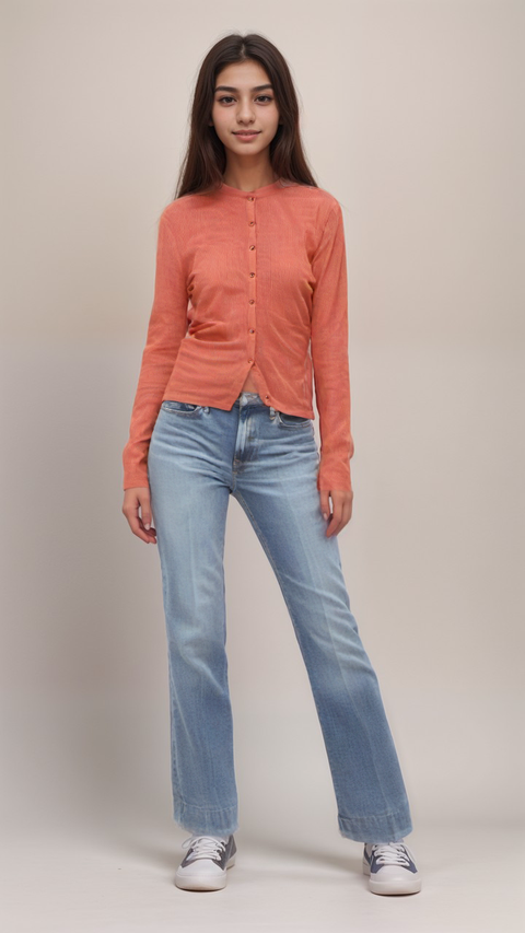 S.Oliver Girl's Coral Long-Sleeve Sweatshirt |S.Oliver in Lebanon