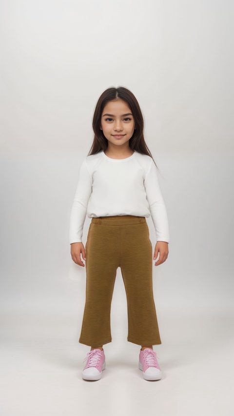 Terranova Girl's Brown Wide Leg Pants |Terranova  in Lebanon