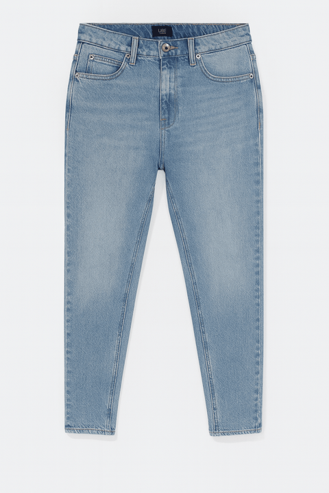 Lee Women's Blue Regular Tapered Mom Jeans | Lee in Lebanon