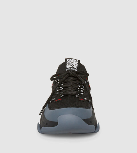 Steve Madden Men's Black & Grey Plasted Sneakers | Steve Madden In Lebanon