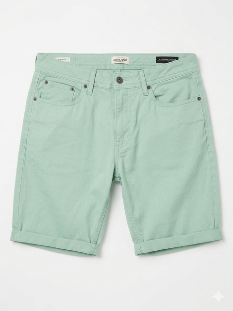 Jack & Jones Men's Mint Green Regular Fit Short | Jack & Jones In Lebanon