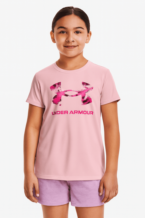 Under Amour Girl's Light Pink  T-Shirt  |Under Amour  In Lebanon