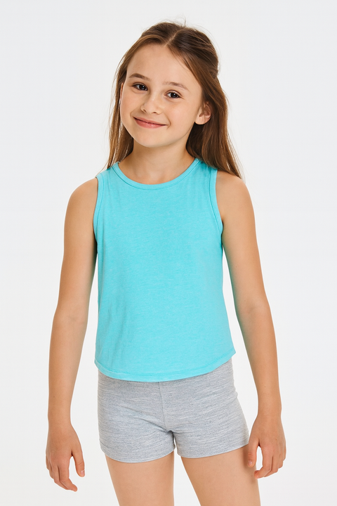ID Ideology Girl's Light Blue Tank Top |ID Ideology In Lebanon