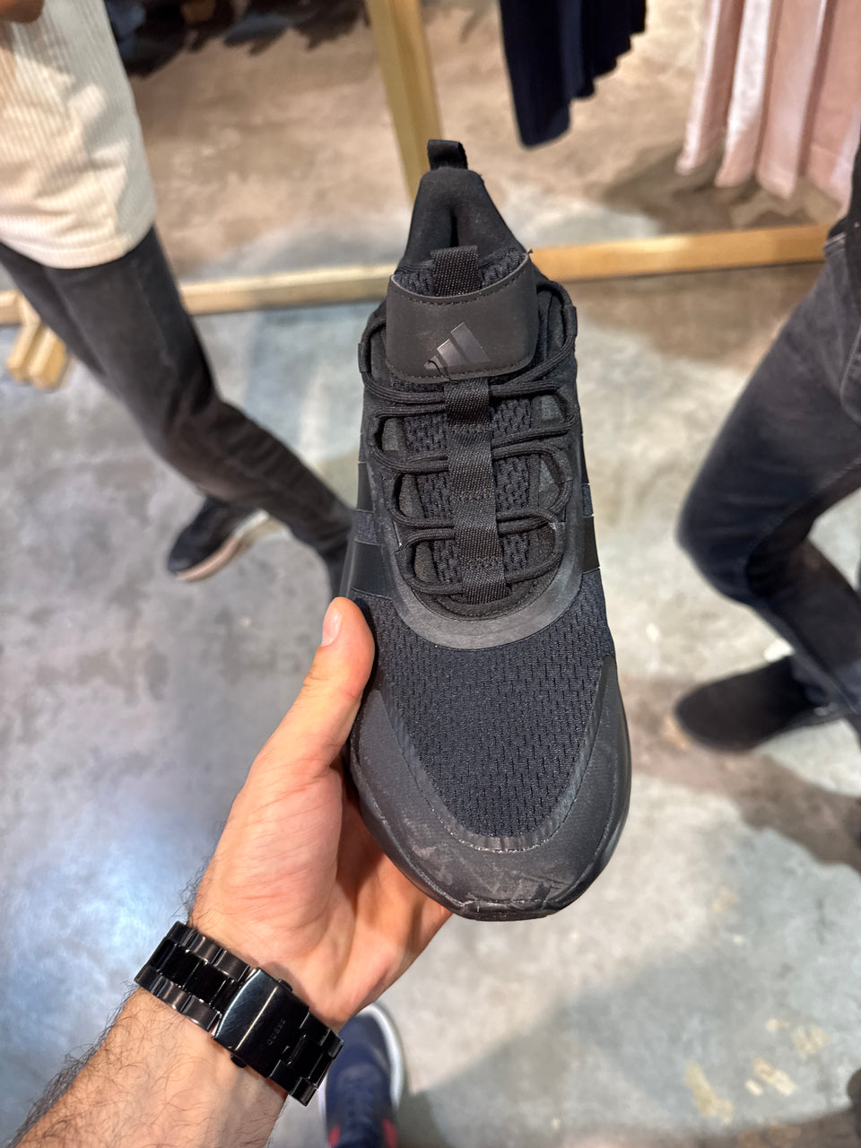Adidas Men Athletic Shoes Black