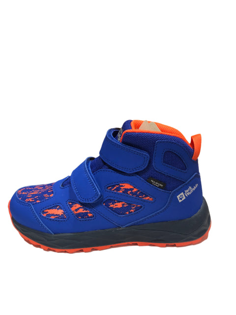 Jack Wolfskin Boy's Blue Woodland 2 Texapore Mid VC K Sneakers |Jack Wolfskin in Lebanon