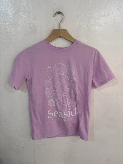 Cat & Jack Girl's Light Purple Short Sleeve 'Seaside Shells' Oversized Graphic T-Shirt | Cat & Jack in Lebanon
