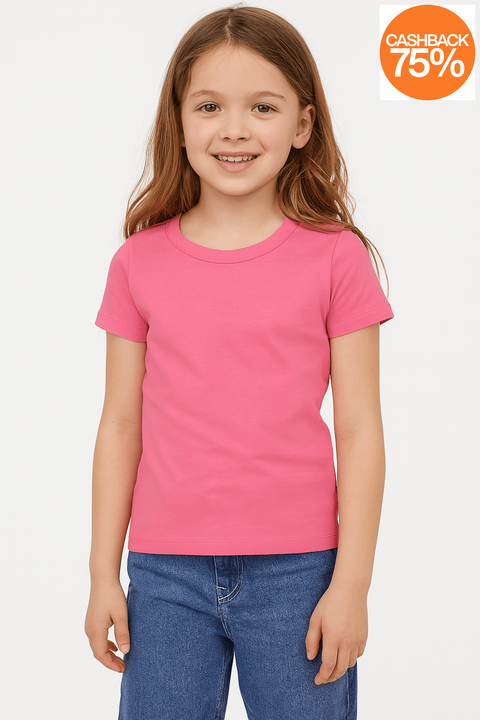 Kinderkind Girl's Pink T-Shirt |Kinderkind In Lebanon