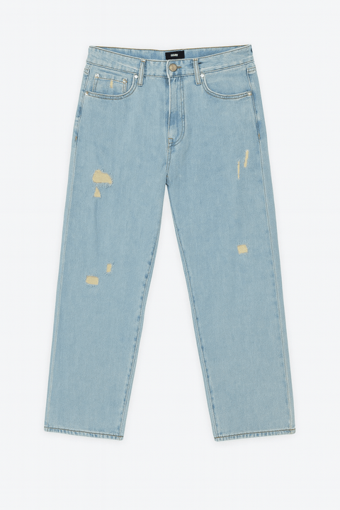 Forever 21 Women's Light Blue High Rise Straight Leg Jeans | Forever 21 In Lebanon