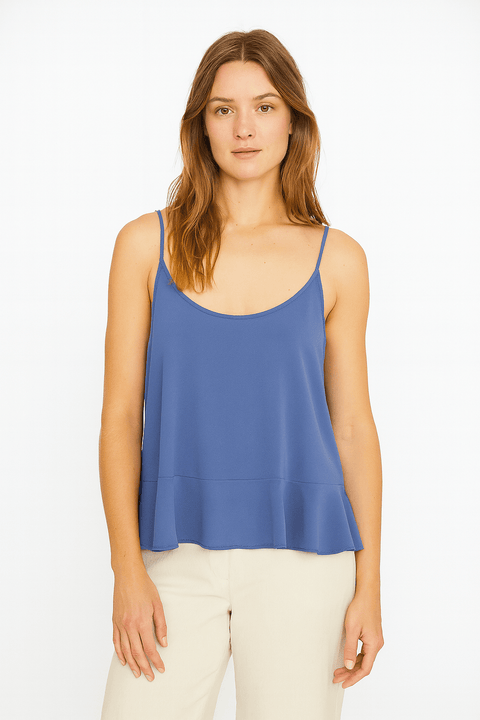 Mango Women's Purple Sleeveless Top| Mango in Lebanon