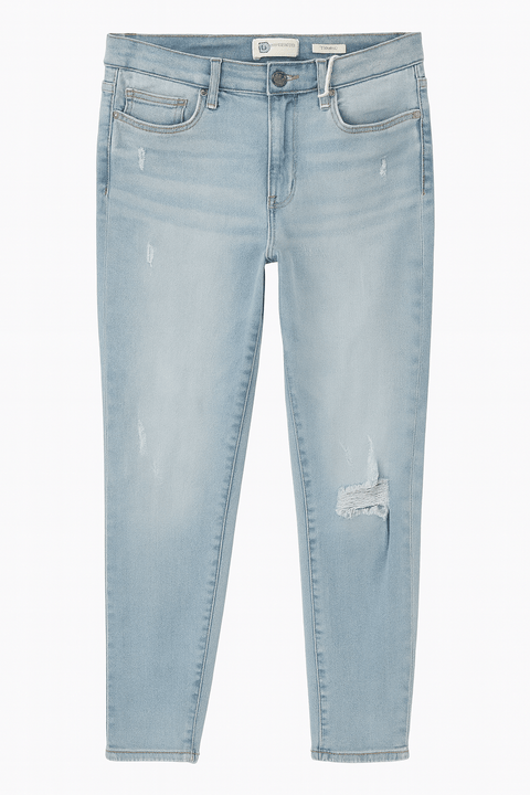 Celebrity Pink Women's Blue Mid-Rise Ankle Skinny Jeans | Celebrity Pink in Lebanon