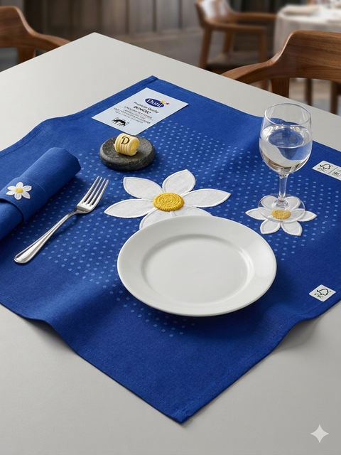 Duni Premium Quality Dunicel Linen Like Slipcover Table Cloth 84 x 84 cm | Duni In Lebanon