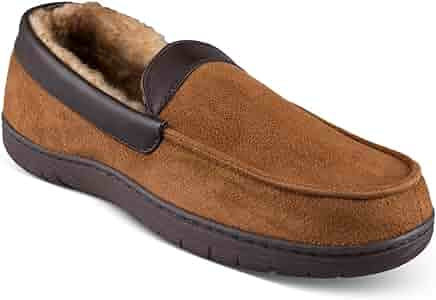 Haggar Men's Brown Faux Suede Slip On Loafers Shoes | Haggar In Lebanon